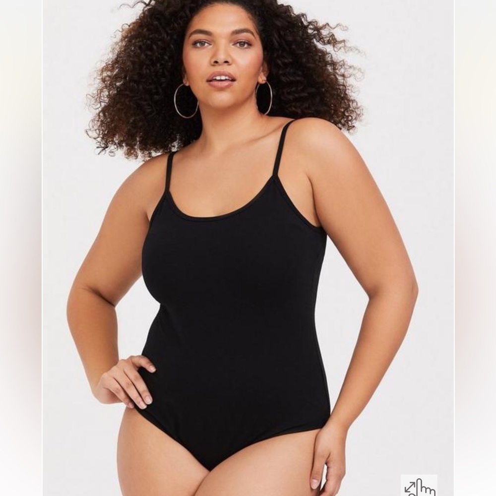 NWOT Torrid Black Foxy Bodysuit